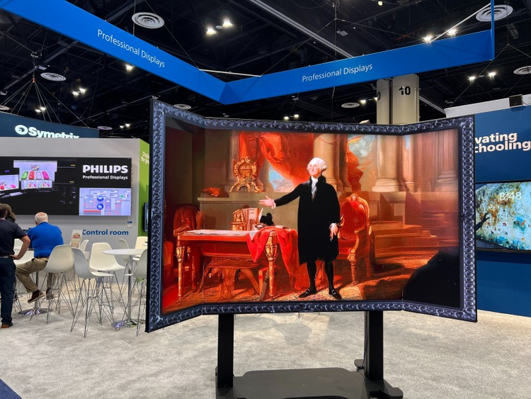飞利浦商显闪耀美国InfoComm 2025：屏显艺术盛宴，以科技定义显示新标杆