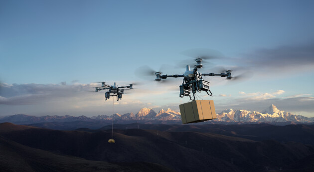 大疆发布旗舰级运载无人机DJI FC100：80kg载重、9分钟快充，开启无人机运载新时代 ...