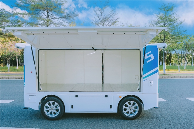 首辆无人物流车上路！文远知行Robovan W5凭实力拿下黄埔区唯一牌照
