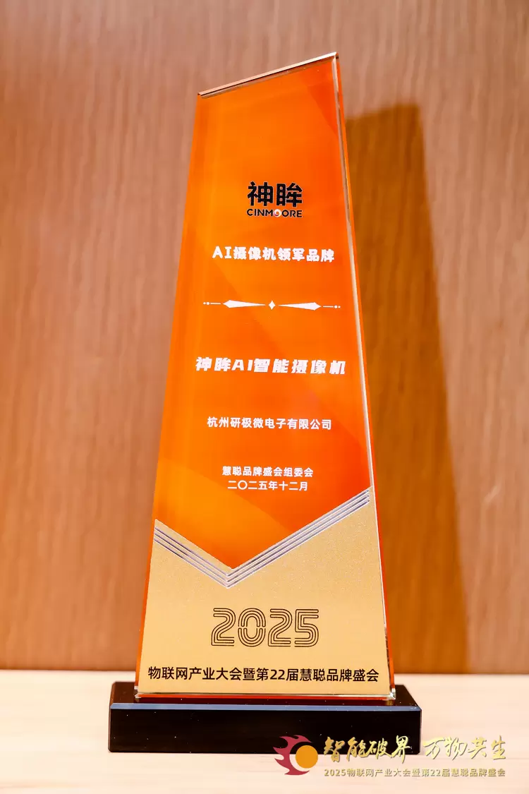 神眸荣膺“AI摄像机领军品牌” 自研芯片铸基石，低功耗技术领未来